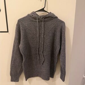 Christina Charcoal Hooded Sweater
